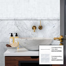 White 12x12 Honed Field Marble Tile (10 pack, 10 sq ft/case) - Sample