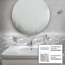 White 4x12 Bianco Carrara Polished Baseboard Marble Tile Trim (10 pack, 3.33 sq ft/case)