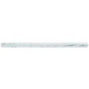 Pearl White 0.8x12 Honed Bianco Carrara Pencil Marble Tile Trim (10 pack, 0.667 sq ft/case)