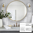 Pearl White 0.8x12 Honed Bianco Carrara Pencil Marble Tile Trim (10 pack, 0.667 sq ft/case)