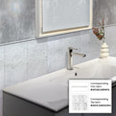 Pearl White 0.8x12 Polished Marble Pencil Tile Trim (10 pack, 0.667 sq ft/case) - Sample