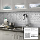 White 4x12 Polished Bianco Carrara Baseboard Marble Tile Trim (10 pack, 3.33 sq ft/case)