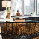 Whiskey Barrel Oak Coffee Table