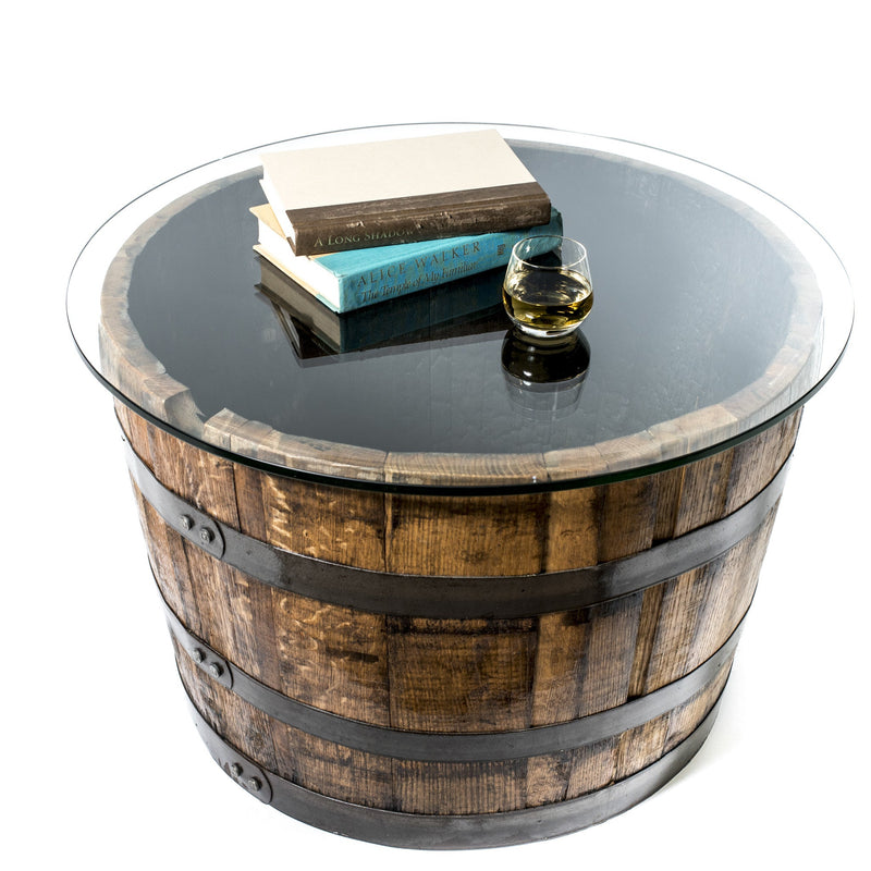 Whiskey Barrel Oak Coffee Table