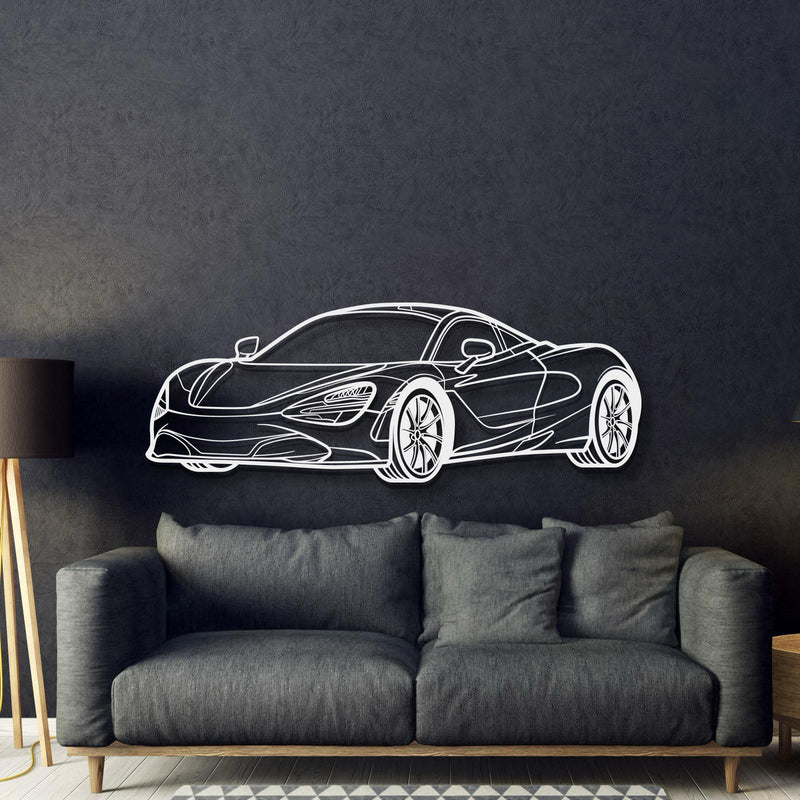 720S Perspective Metal Car Wall Art - MT1129