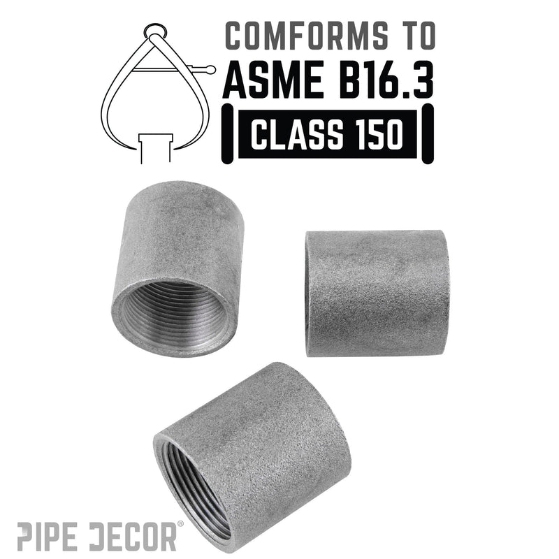 2 in. Black Merchant Coupling