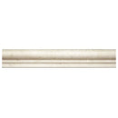 Beige 2x12 Polished Crema Marfil Chair Rail Marble Tile Trim (10 pack, 1.667 sq ft/case)