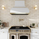 Beige 2x12 Polished Crema Marfil Chair Rail Marble Tile Trim (10 pack, 1.667 sq ft/case)