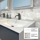 White 3x6 Honed Subway Calacatta Gold Marble Tile (40 pack, 5 sq ft/case)