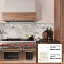 White 0.5x12 Polished Marble Pencil Tile Trim (10 pack, 0.5 sq ft/case) - Sample