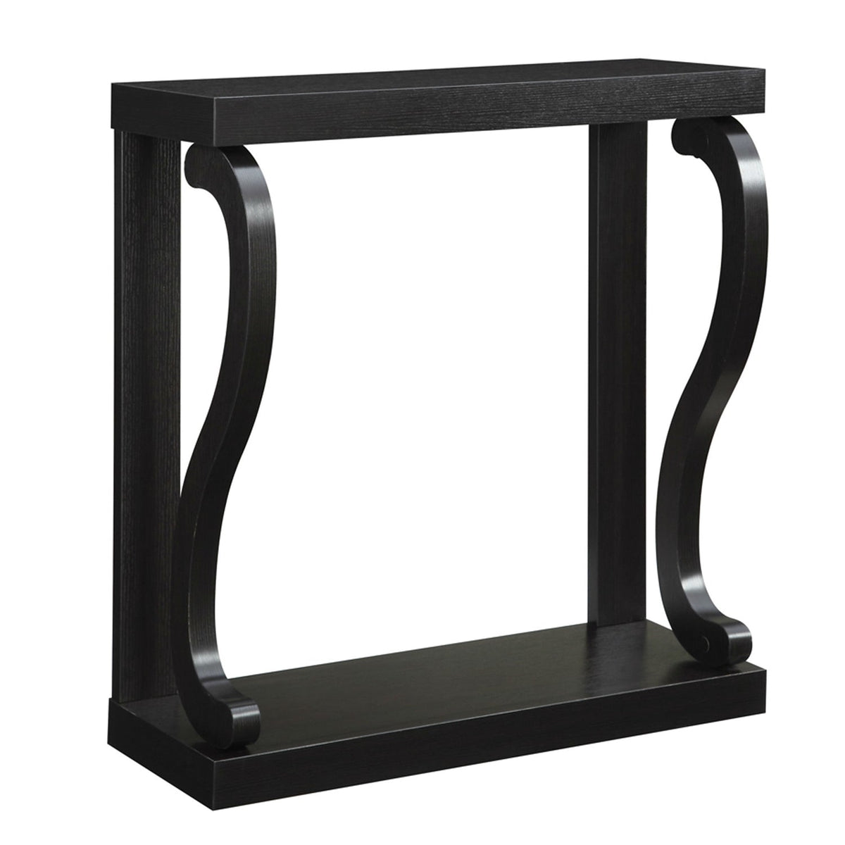 Modern Curved Legs Rich Espresso Console Table, photo 3 of 3