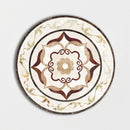 Round Aluminum Backed Multi Finish August Green Marble Medallions