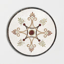 Round Aluminum Backed Multi Finish Mystic View Marble Medallions