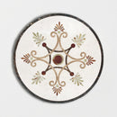 Round Aluminum Backed Multi Finish Mystic View Marble Medallions