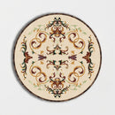 Round Aluminum Backed Multi Finish Grace Marble Medallions