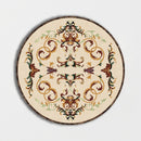 Round Aluminum Backed Multi Finish Grace Marble Medallions