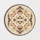 Round Aluminum Backed Multi Finish Grace Marble Medallions