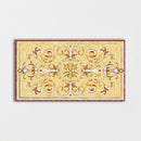 Rectangular Aluminum Backed Multi Finish Casablanca Marble Medallions