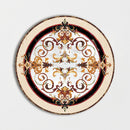 Round Aluminum Backed Multi Finish Rafael Marble Medallions