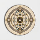 Round Aluminum Backed Multi Finish Odyssey Marble Medallions