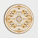 Round Aluminum Backed Multi Finish Milan Light Marble Medallions