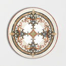 Round Aluminum Backed Multi Finish Monroe Marble Medallions
