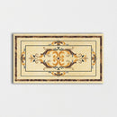 Rectangular Aluminum Backed Multi Finish Davinci Marble Medallions