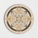 Round Aluminum Backed Multi Finish Lucerne Marble Medallions