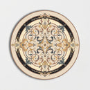 Round Aluminum Backed Multi Finish Lucerne Marble Medallions