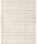 Nissa Cream Checkered Wool Rug