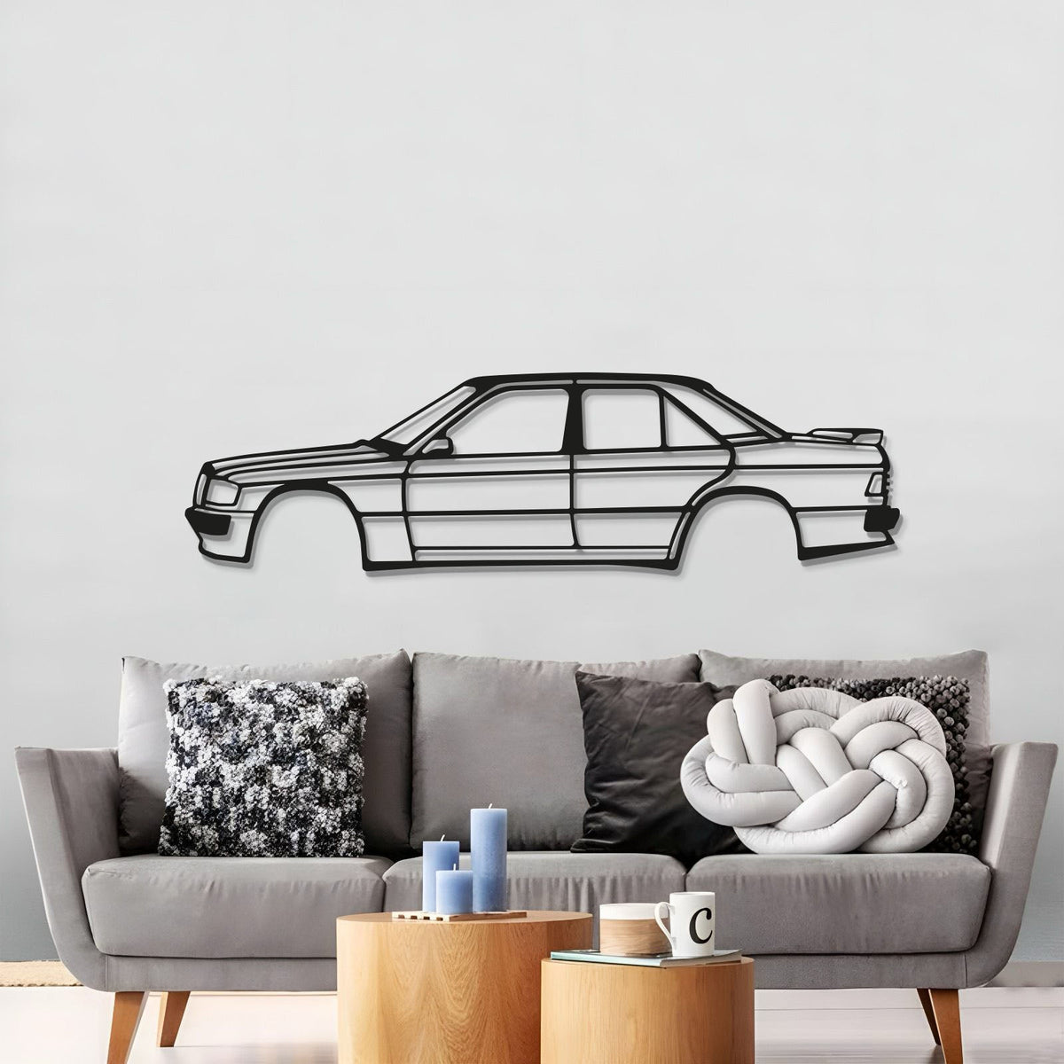1989 190E Metal Car Wall Art - MT0221, photo 3 of 8