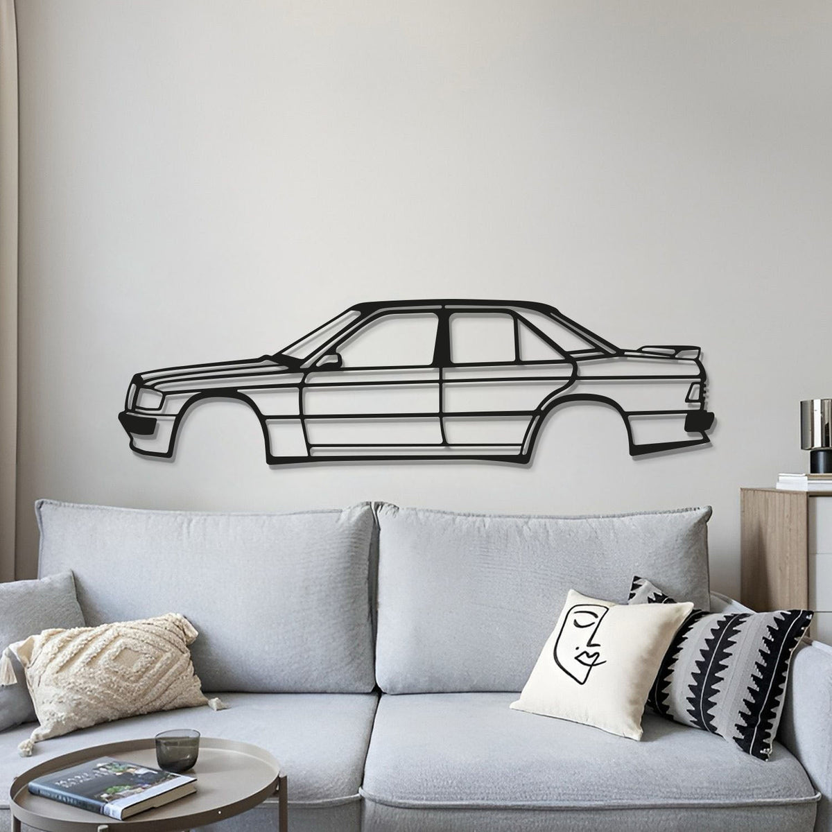 1989 190E Metal Car Wall Art - MT0221, photo 4 of 8
