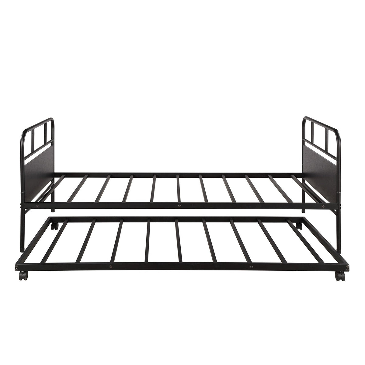 Metal Daybed Platform Bed Frame with Trundle, photo 6 of 9