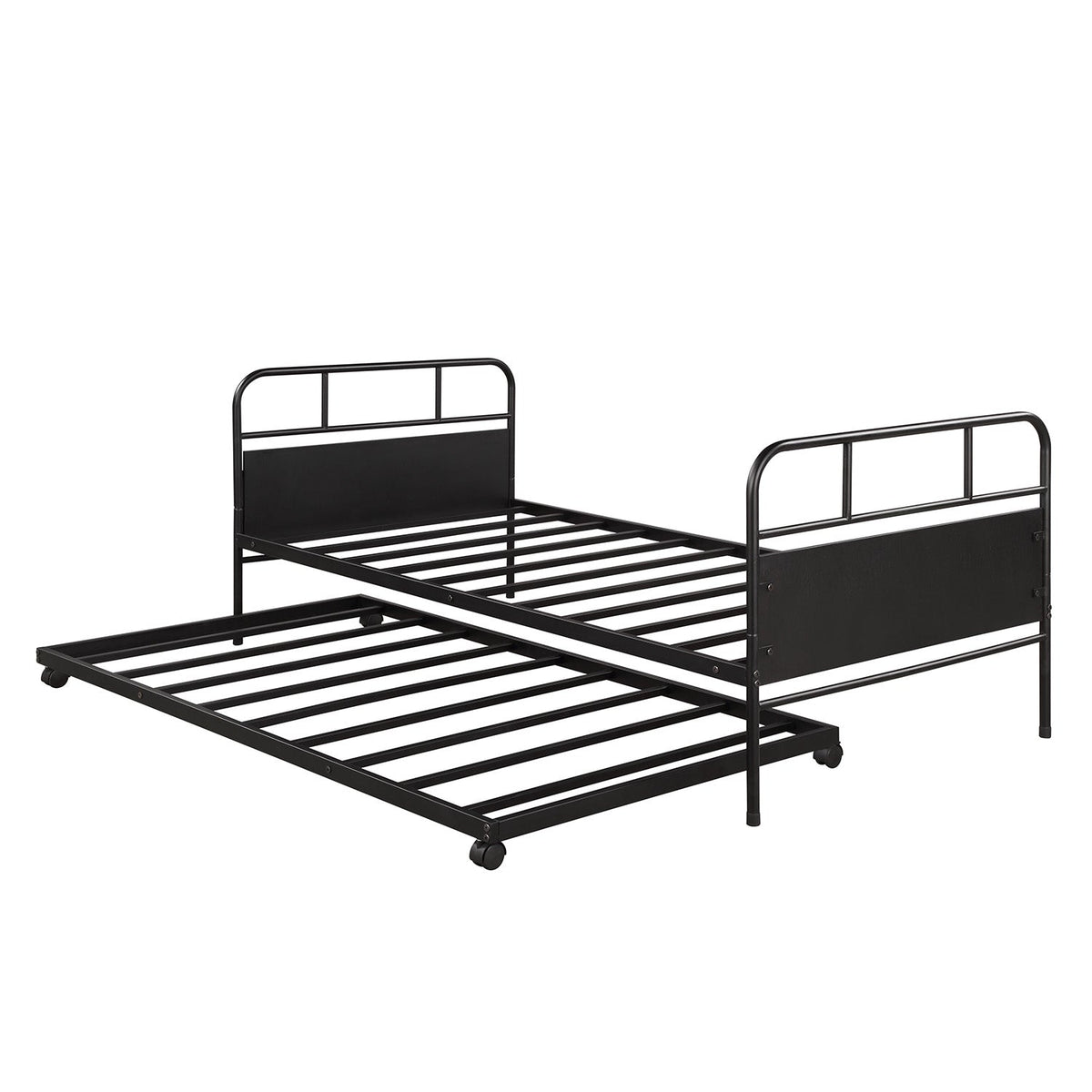 Metal Daybed Platform Bed Frame with Trundle, photo 4 of 9