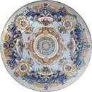 Luxury Floral Mosaic Medallion