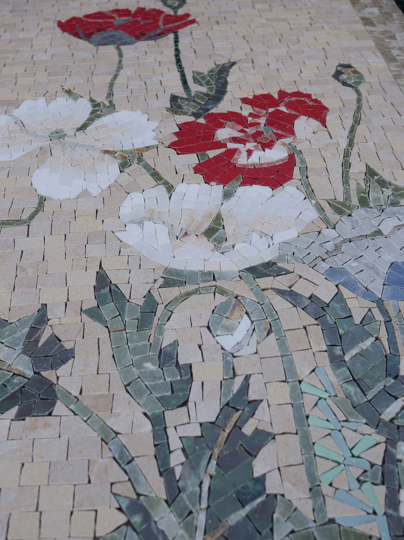 Rosa Multiflora - Mosaic Art