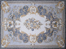 Luxury Floral Rug - Mosaic Artwork