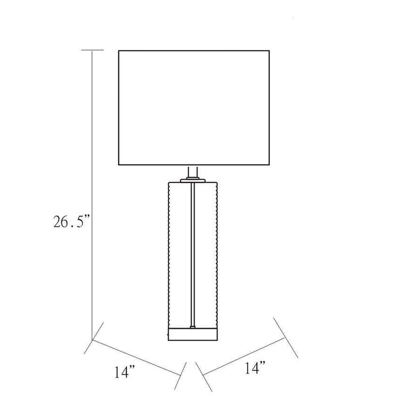 Hornstein Modern Beige Table Lamp