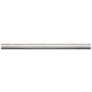 Wooden Grey 0.5x12 Polished Pencil Marble Tile Trim (10 pack, 0.5 sq ft/case)