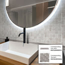 Dark Gray 2x12 Marble Polished Chair Rail Tile Trim (10 pack, 1.667 sq ft/case) - Sample