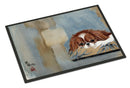 Japanese Chin Resting Doormat Indoor Outdoor 18H X 27W Front Door Mat Rugs for Entryway, Non Slip Washable