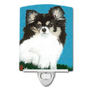 Chihuahua Cute Face Ceramic Night Light Compact, UL-Certified, Ideal for Bedroom, Bathroom, Nursery, Hallway, Kitchen, 6x4x3, Multicolor
