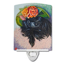 Black Pekingese Ceramic Night Light MH1038CNL