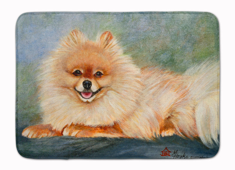 Pomeranian Full Body Machine Washable Memory Foam Mat MH1055RUG