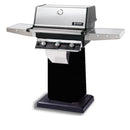 MHP THRG2 Stainless Steel Hybrid Gas Grill Head With 2 Stainless Steel Shelves