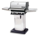 MHP TRG2 Stainless Steel Infrared Gas Grill Head With 2 Stainless Steel Shelves
