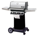 MHP TRG2 Stainless Steel Infrared Gas Grill Head With 2 Stainless Steel Shelves