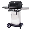 MHP WHRG4DD Hybrid Gas Grill Head With 2 Stainless Steel Shelves