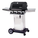 MHP WRG4DD Infrared Gas Grill Head With 2 Stainless Steel Shelves