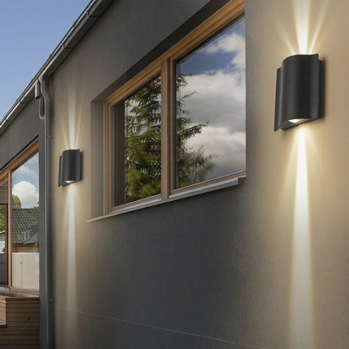 Albiolo | Black Waterproof Outdoor Aluminum LED Wall Lamp, photo 6 of 10